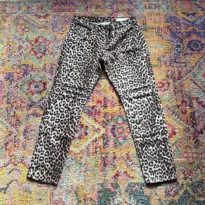 Rag & Bone Size 28 Cheetah Straight Leg Jean